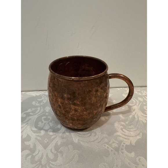 Other - Vintage Hammered Copper Moscow Mule Mug with Brass Handle
